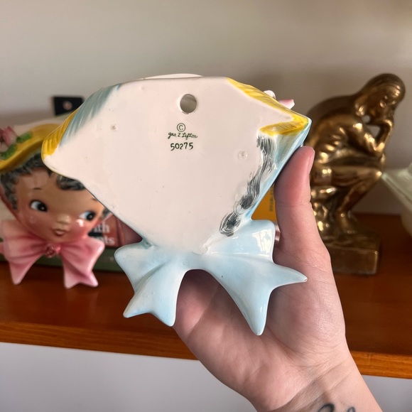 Vintage lefton miss dainty wallpockets - Picture 6 of 14